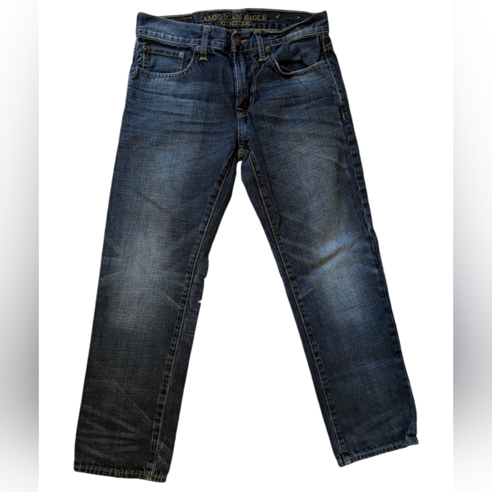 American Eagle slim straight jeans 28